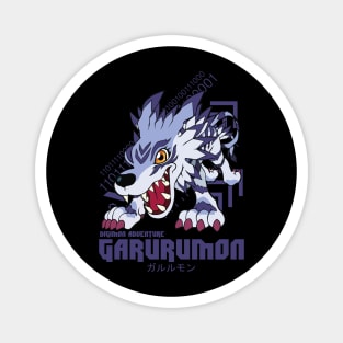 digimon adventure garurumon Magnet